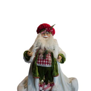SANTA
  CON CAPA Y SOMBRERO