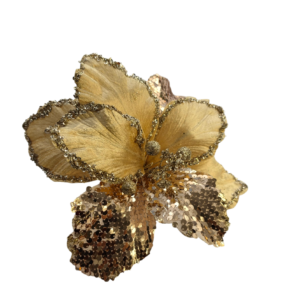 FLOR TERCIOPELO - LENTEJUELAS