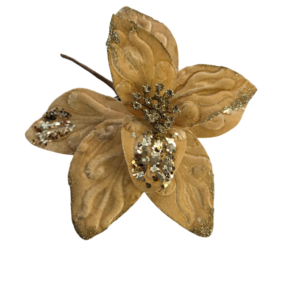 FLOR TERCIOPELO BROCADA
