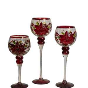 COPA CRAQUELADA X3 POINSETTIA