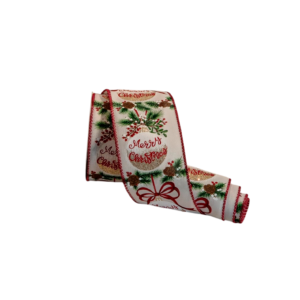 BOLA MERRY CHRISTMAS SEDA ESTAMPADA