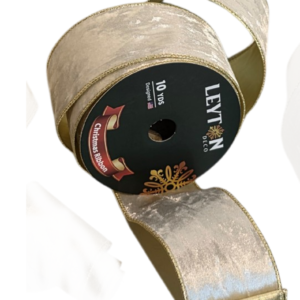 DOBLE FAZ TERCIOPELO - LUREX BEIGE