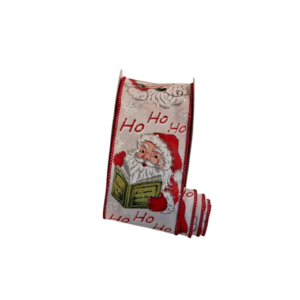 SANTA HO HO HO SEDA ESTAMPADA
